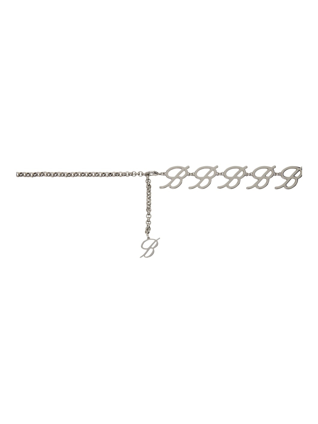 Silver Logo Chain Belt - 2