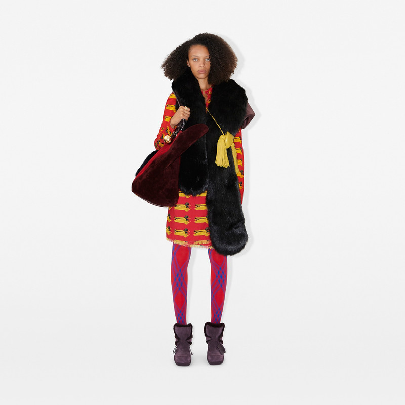 Burberry Duck Print Wool Kilt outlook