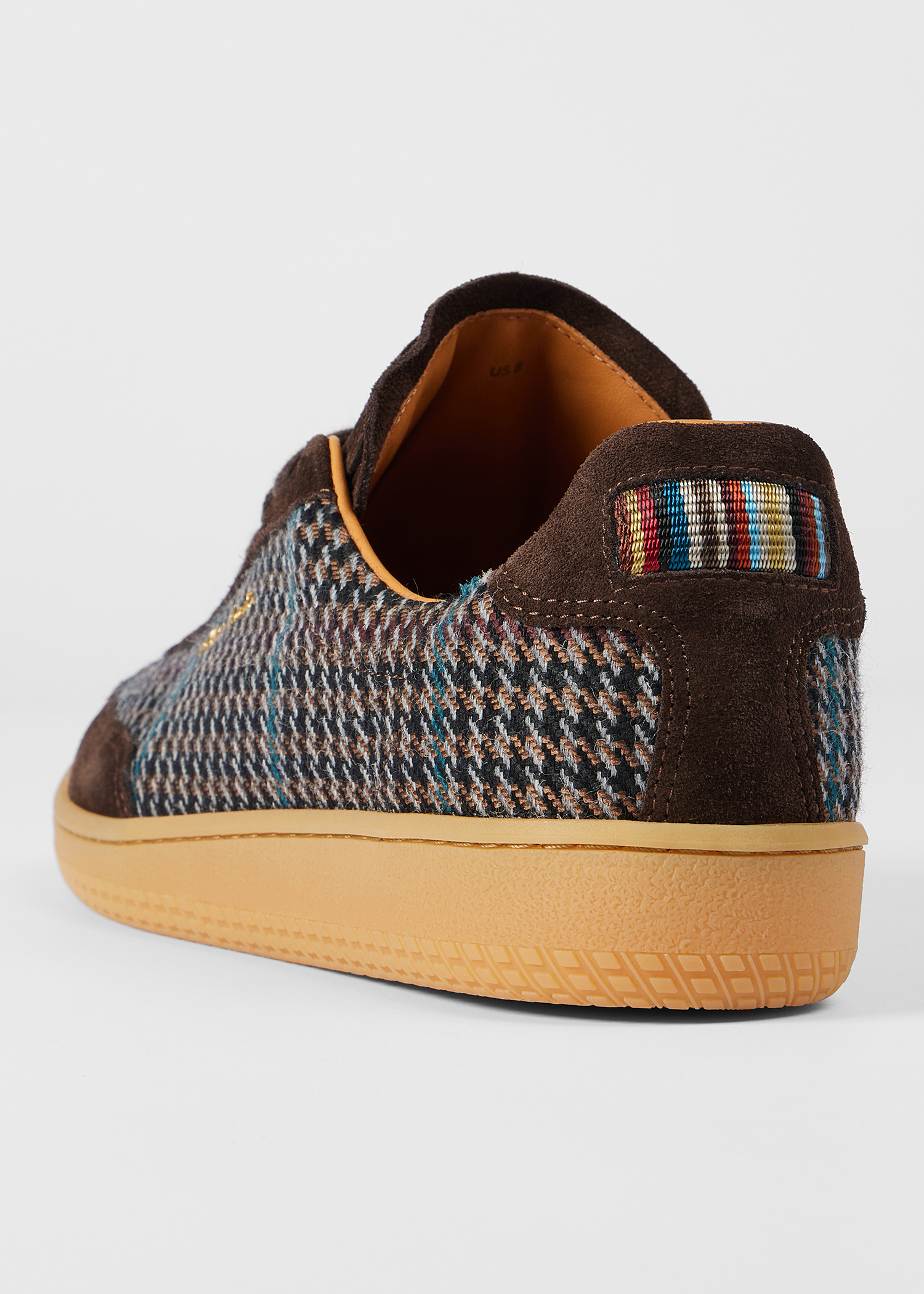Brown Tweed 'Como' Trainers - 3