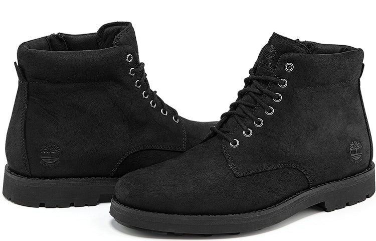 Timberland Alden Brook Side Zip Boots 'Black Full Grain' A44ZNW - 5