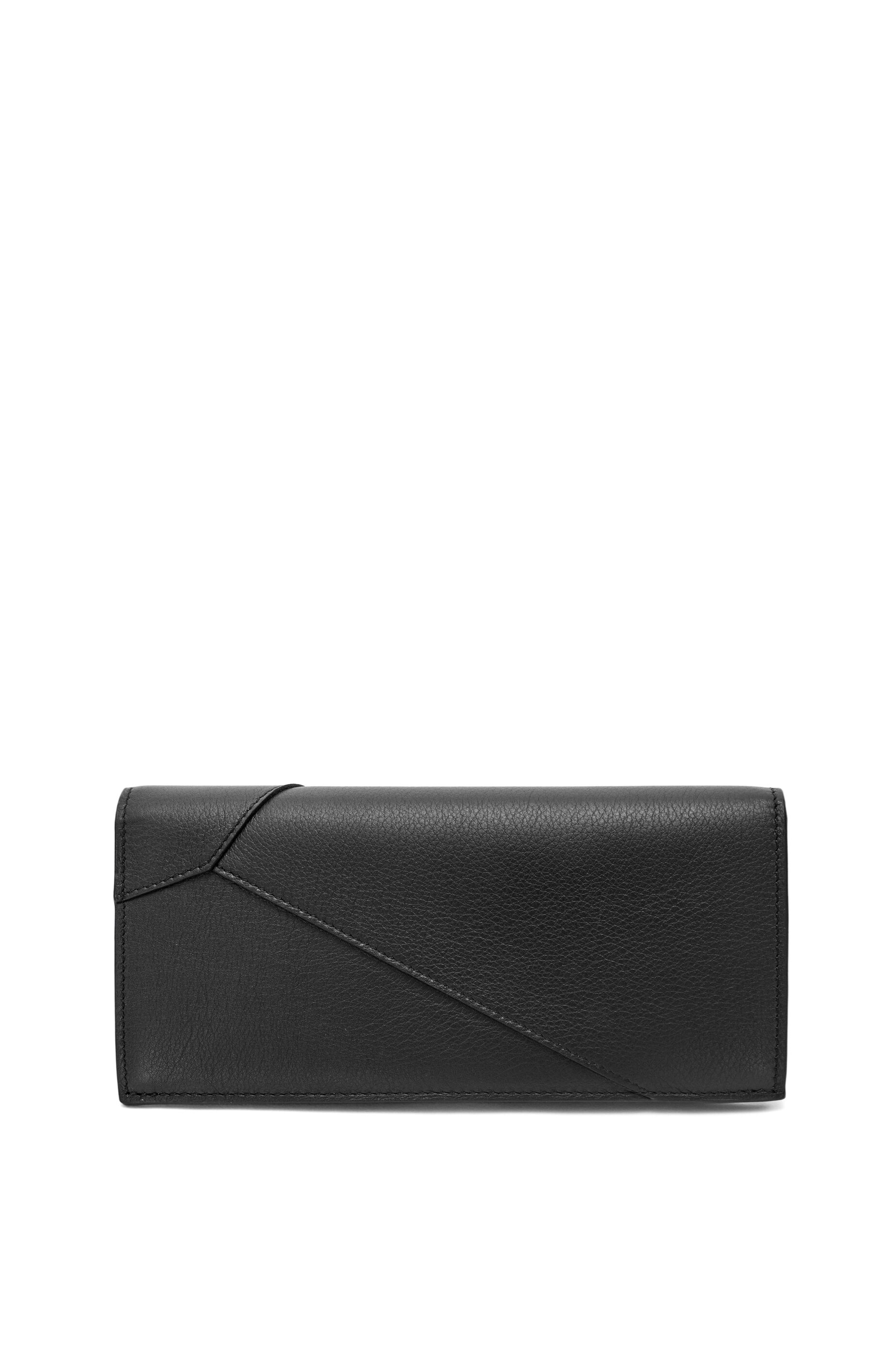 Puzzle Edge long horizontal wallet in classic calfskin - 4