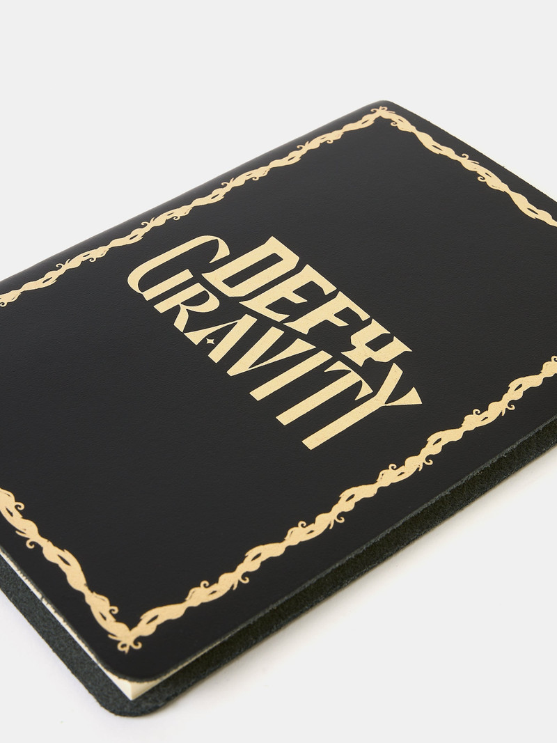 The A6 Notebook - Black with Gold Foiling 3