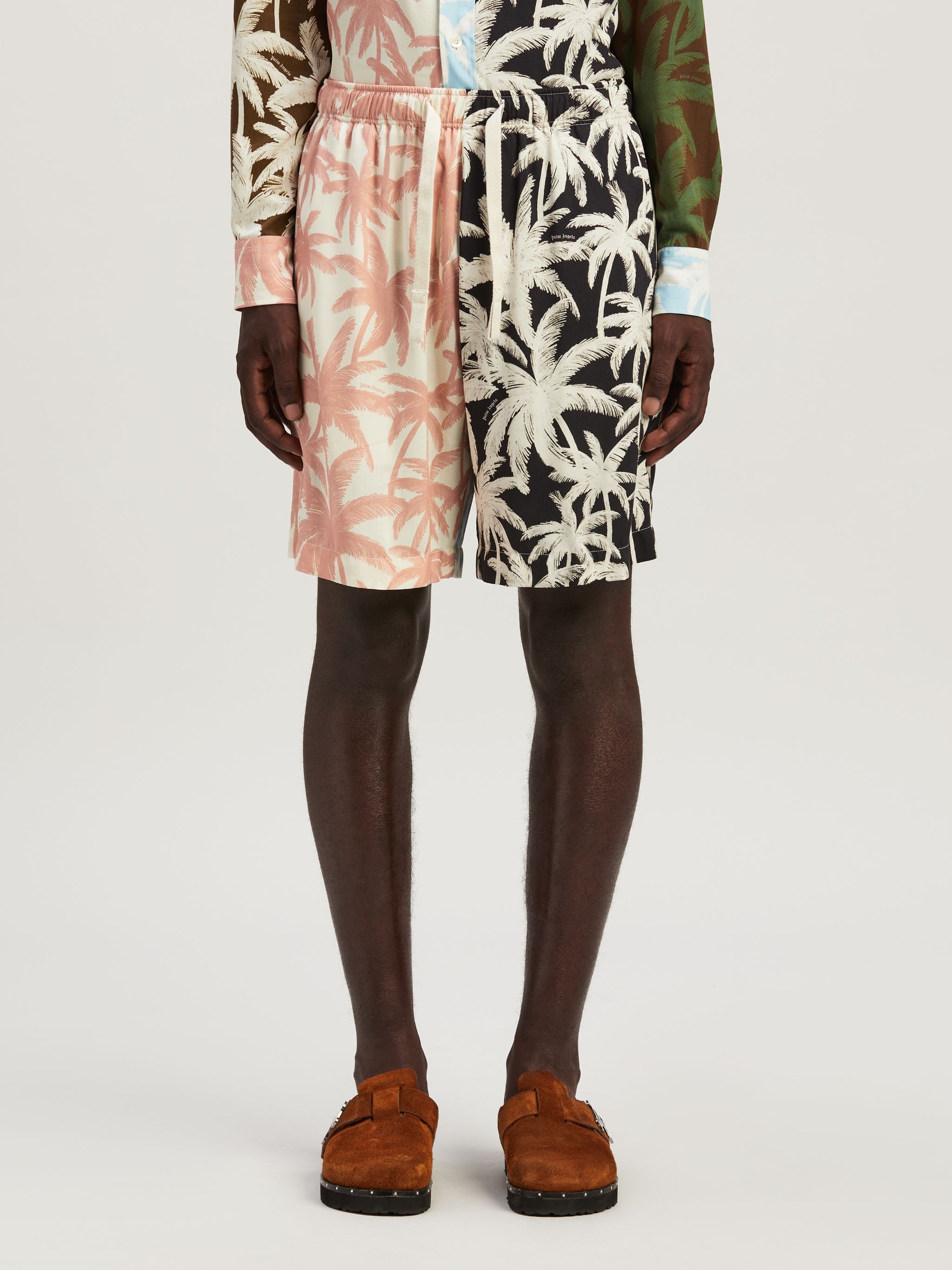 Patchwork Palms Shorts - 3