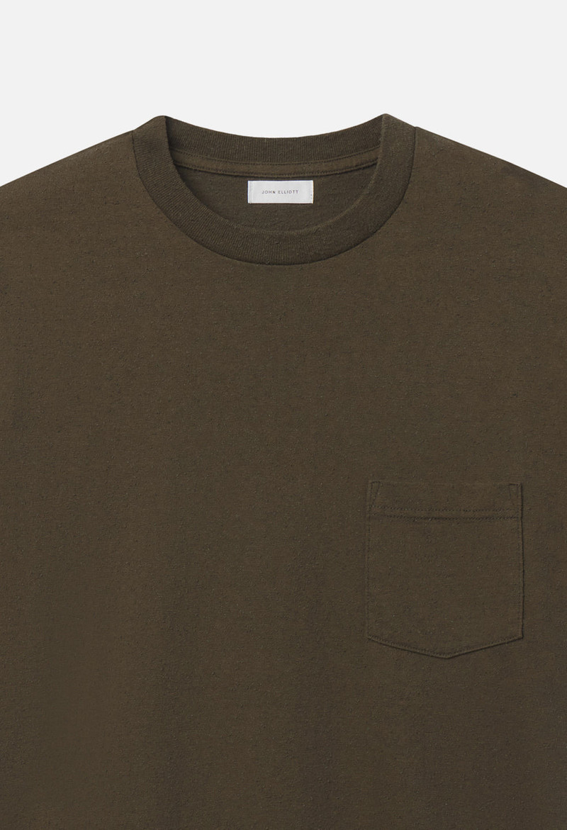 SILK NOIL CAMPUS POCKET TEE 3