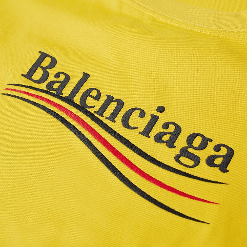 Balenciaga Oversized Political Campaign Logo Tee - 3