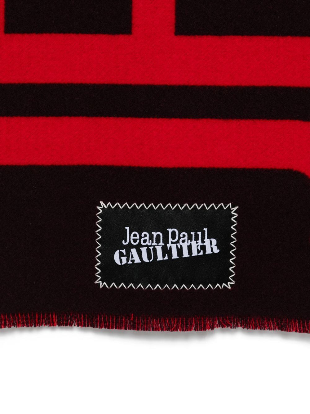 Jean Paul Gaultier Women Wool Scarf With "Jean Paul Gaultier" Logo - 2