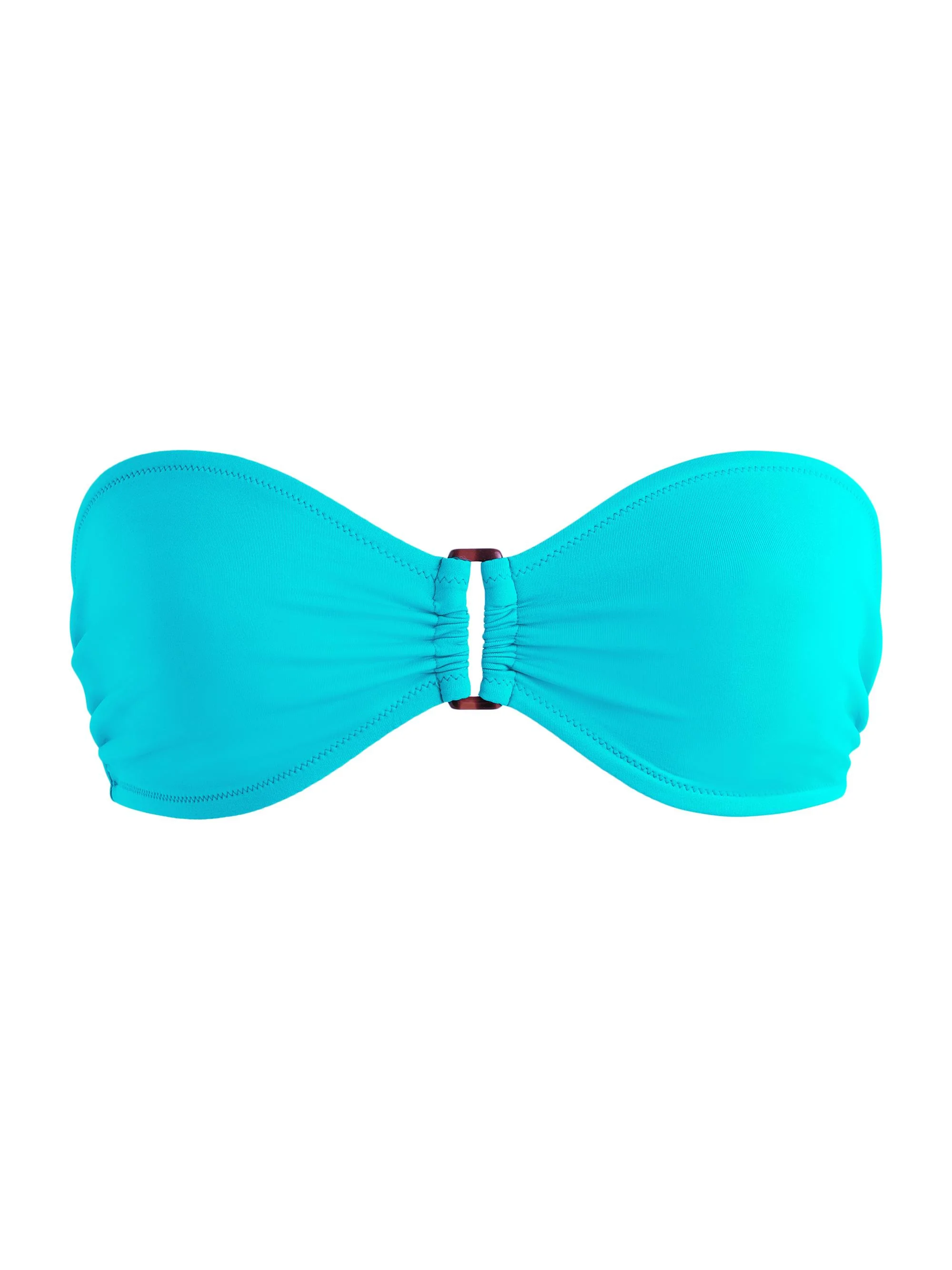 Women's Bandeau Bikini Top - Vert Disco - 1