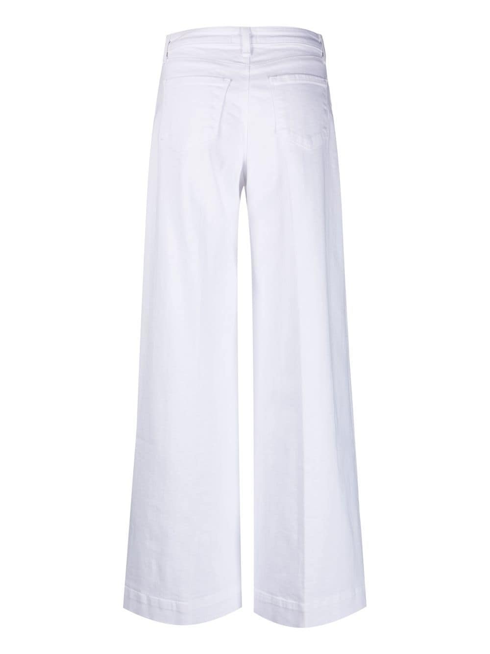 seam-detail wide-leg trousers - 2