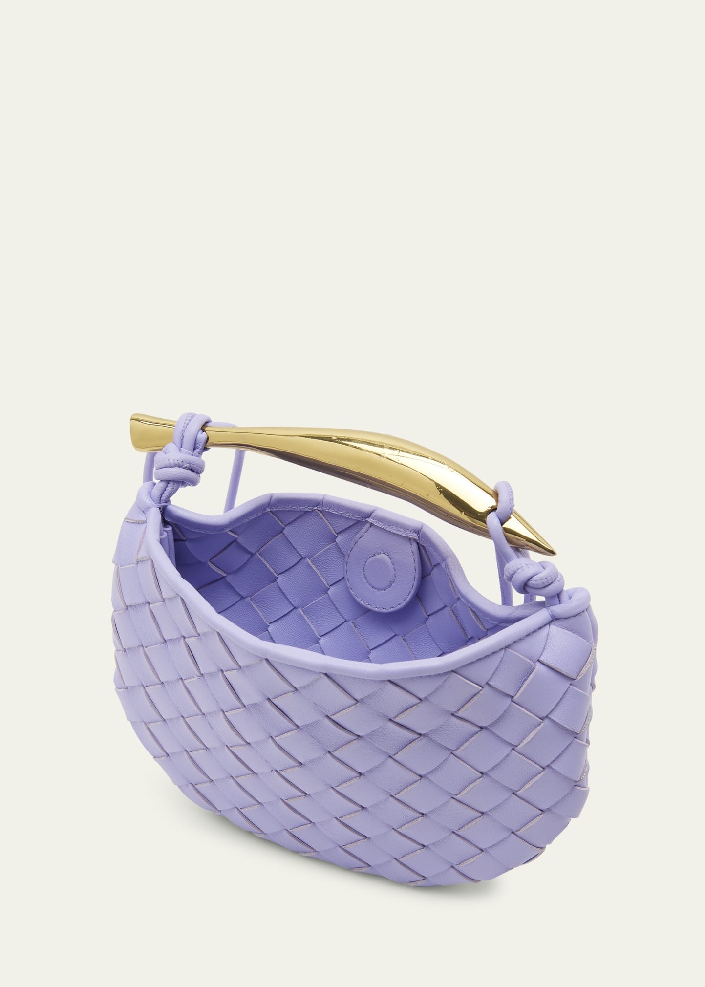 Mini Sardine Intrecciato Top-Handle Bag - 4