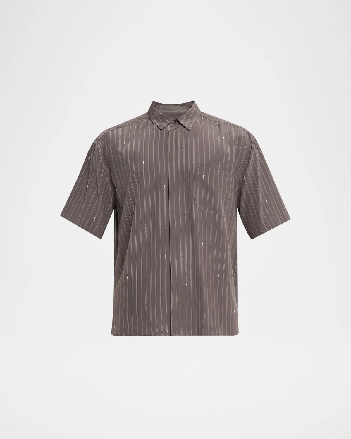 Men's Cassandre Short-Sleeved Button-Front Shirt - 1