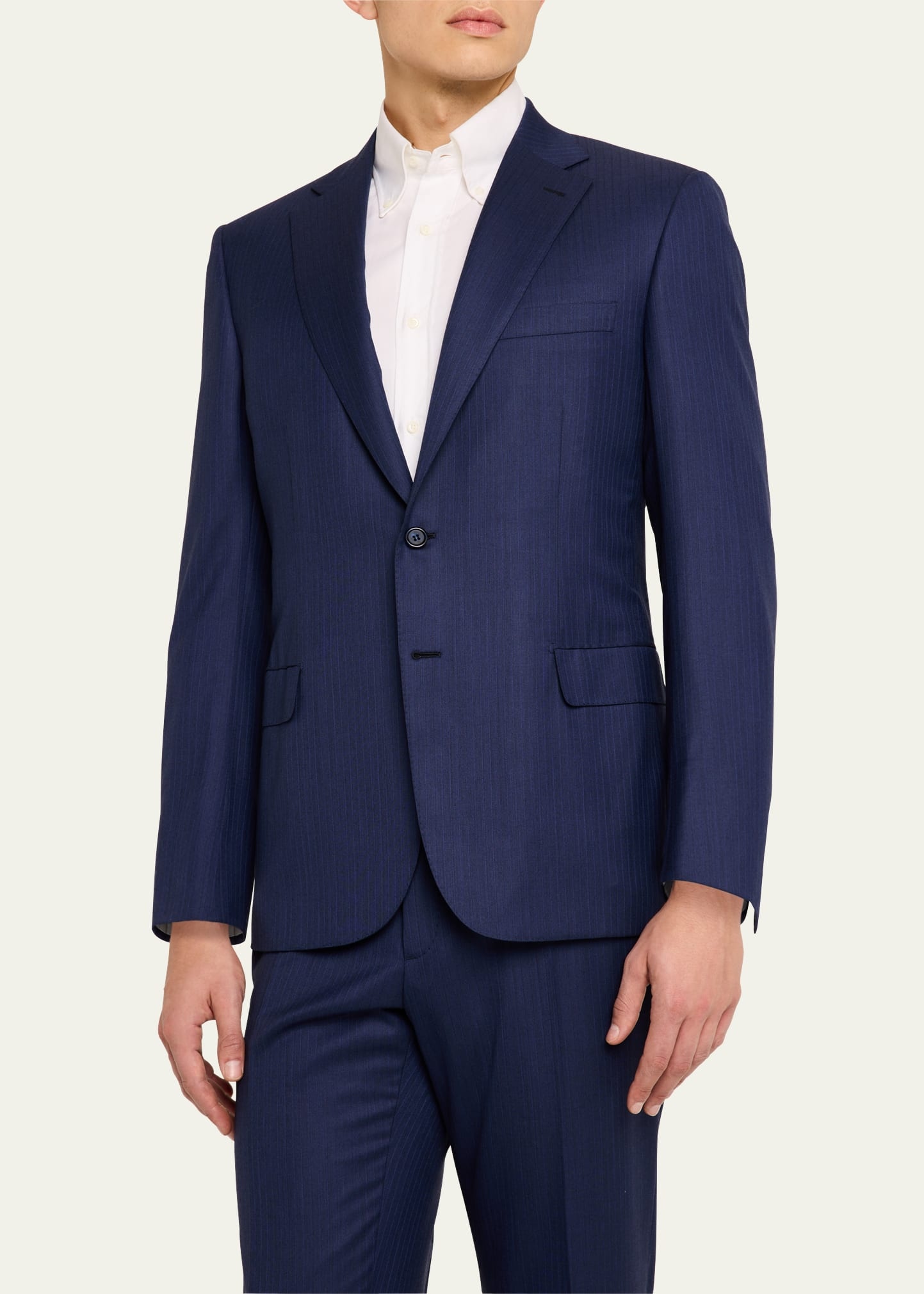 Men's Brunico Tonal Striped Suit - 4