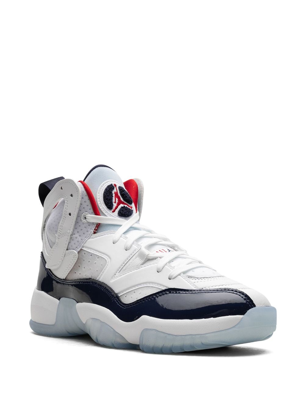 Jumpman Two Trey "White/Navy/University Red" sneakers - 2