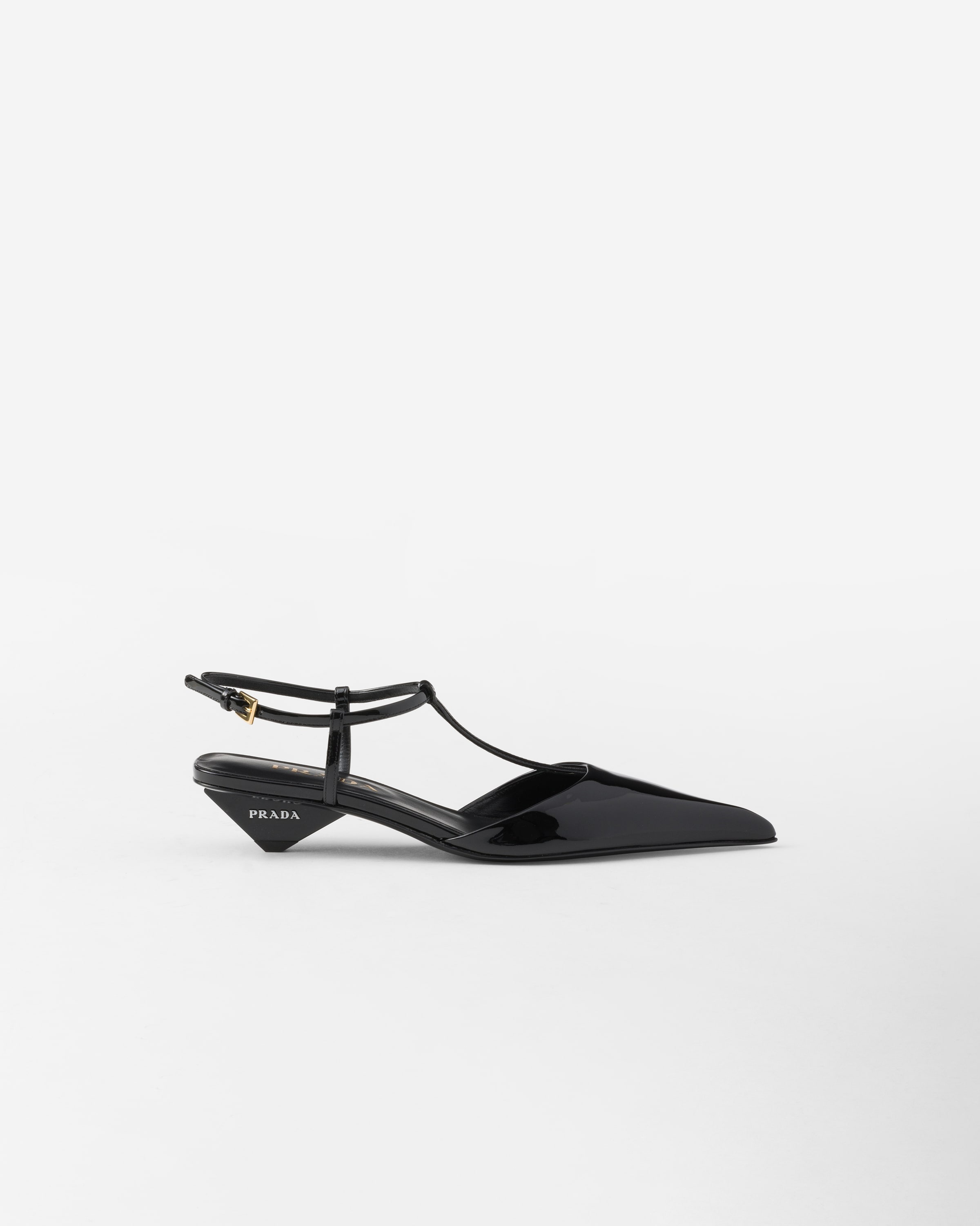 Patent leather slingback pumps - 2