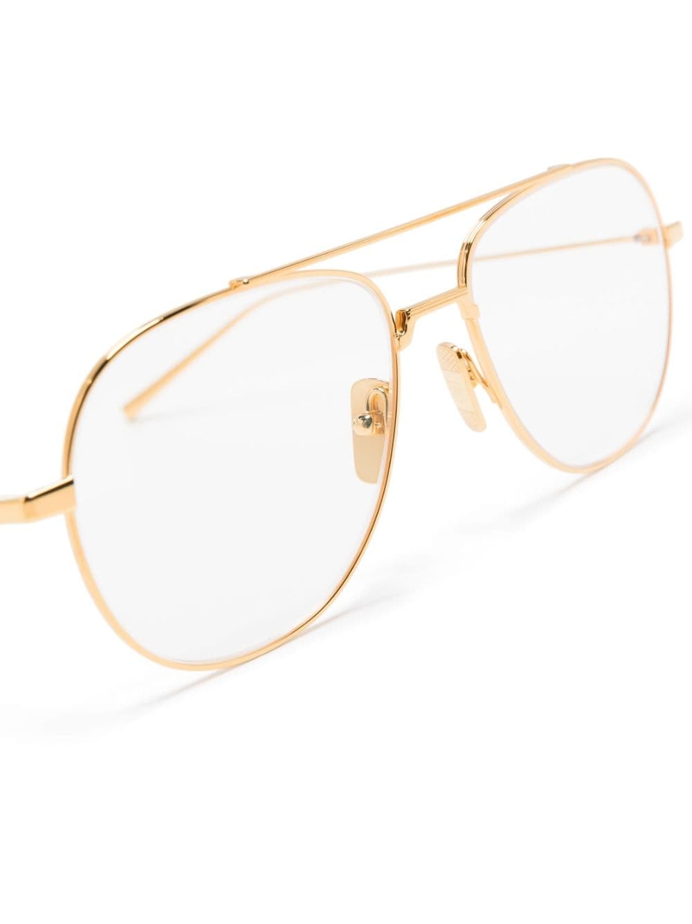 metal pilot-frame glasses - 3