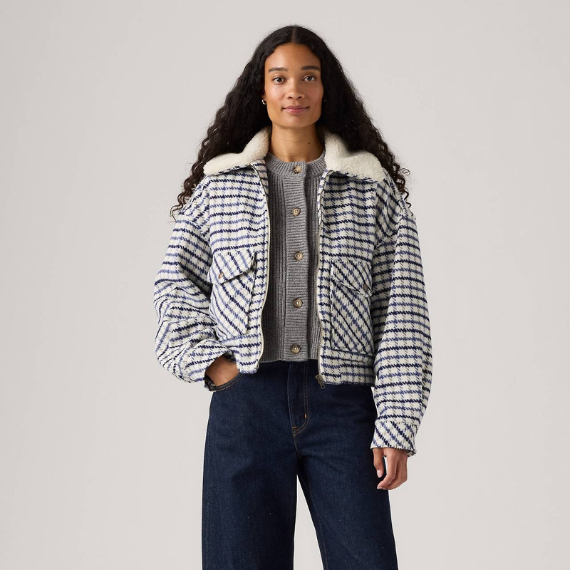 SHRUNKEN '90S WOOL TRUCKER JACKET 2