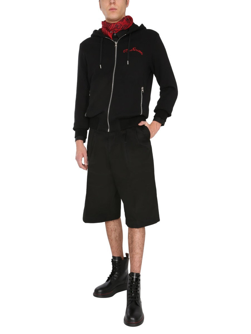 Alexander McQueen Hooded Zipped Sweatshirt outlook