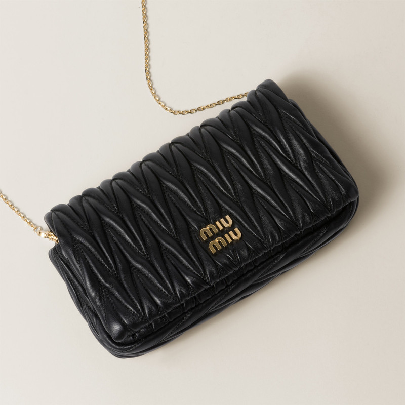 Matelassé nappa leather mini-bag 7