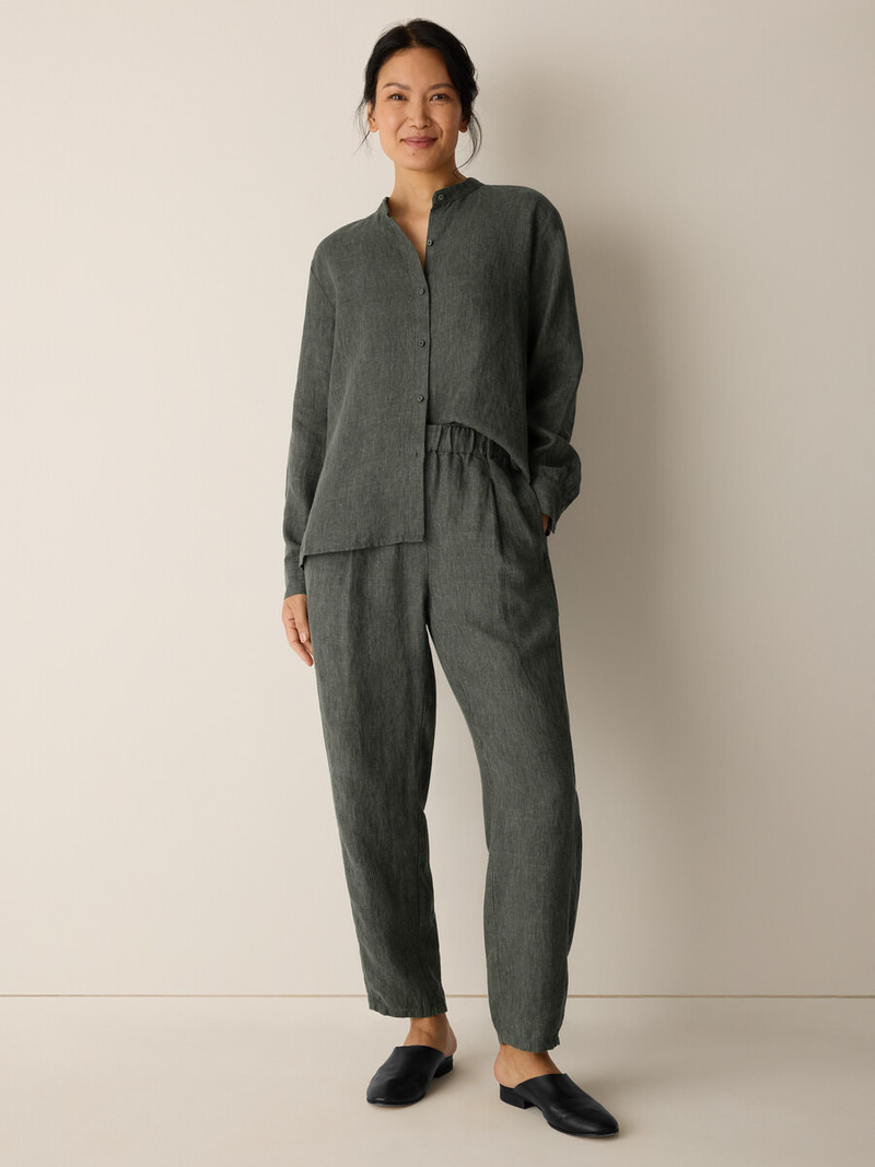 EILEEN FISHER Washed Organic Linen Délavé Lantern Pant outlook