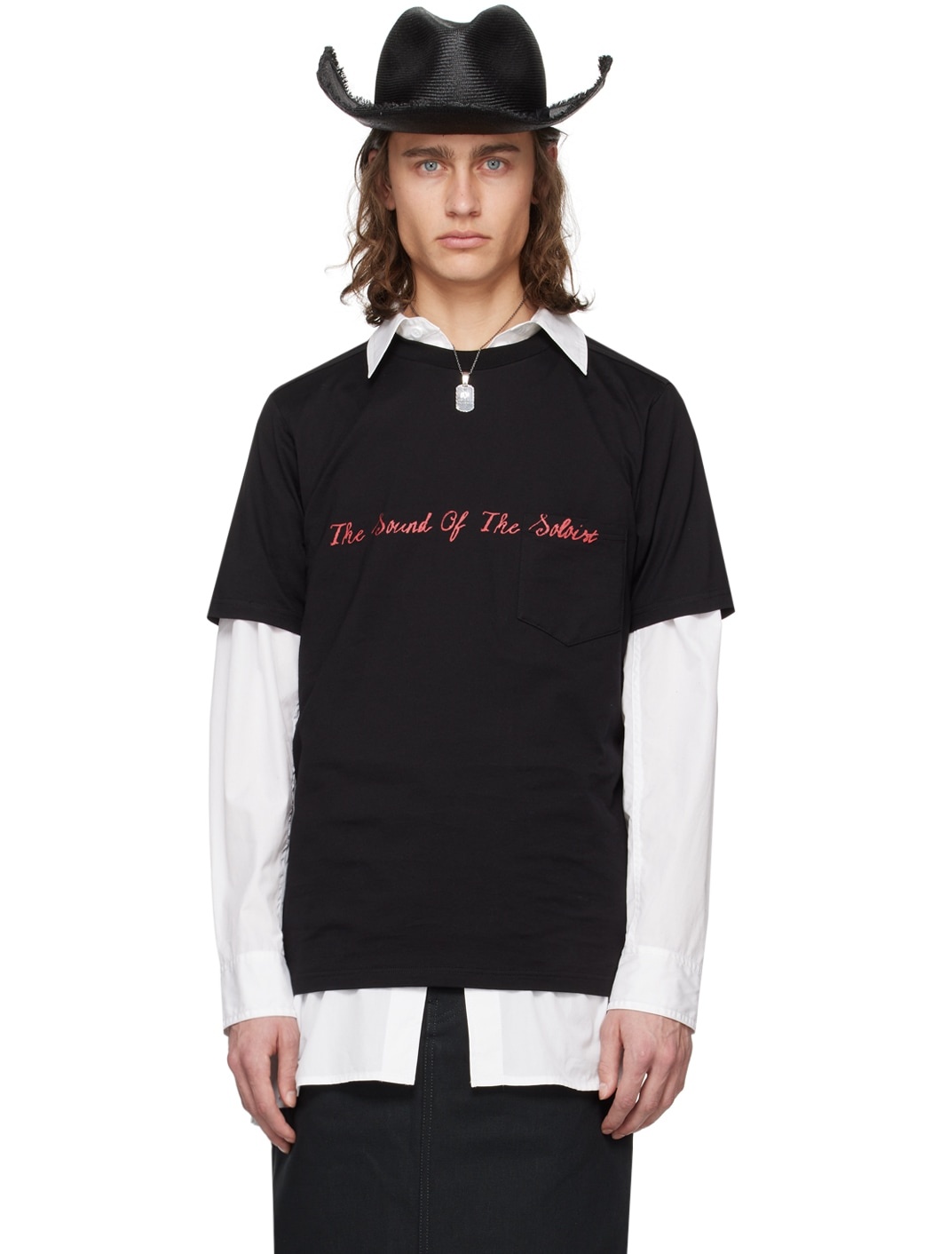 Black 'The Sound Of The Soloist' T-Shirt - 1