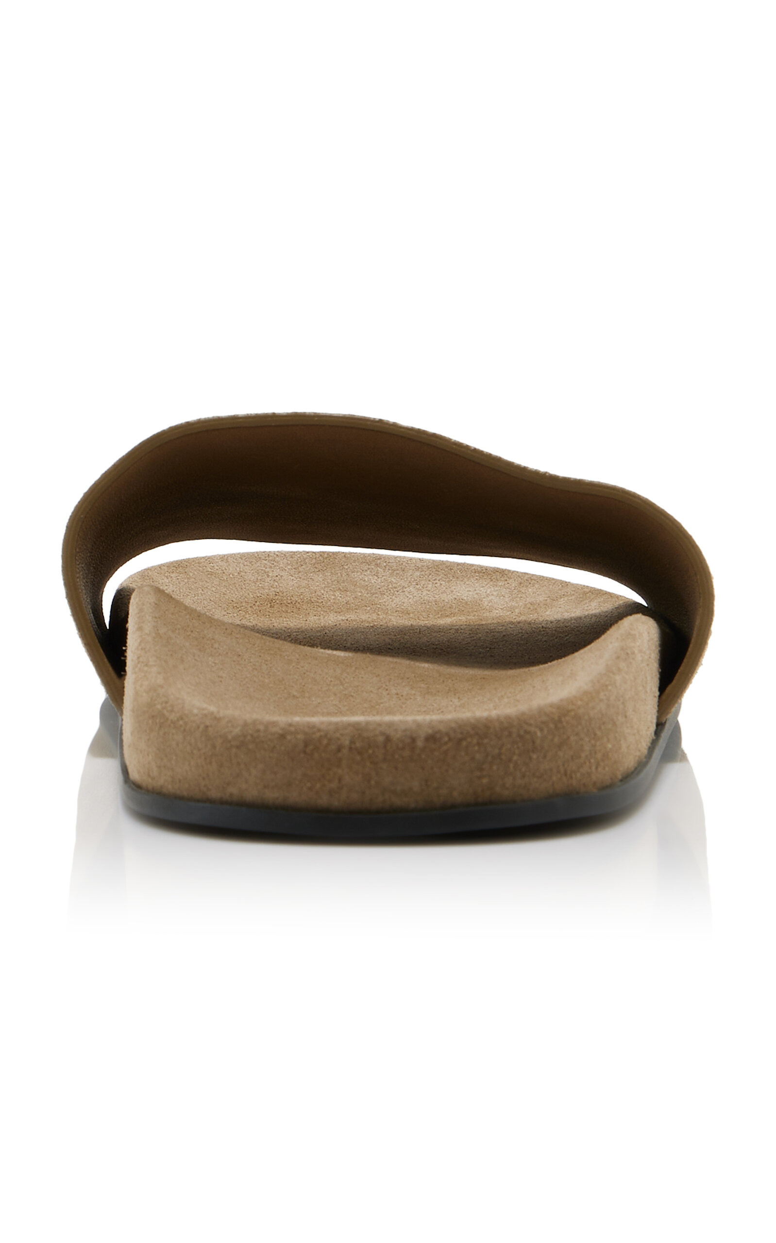 Hugh Suede Slide Sandals neutral - 5