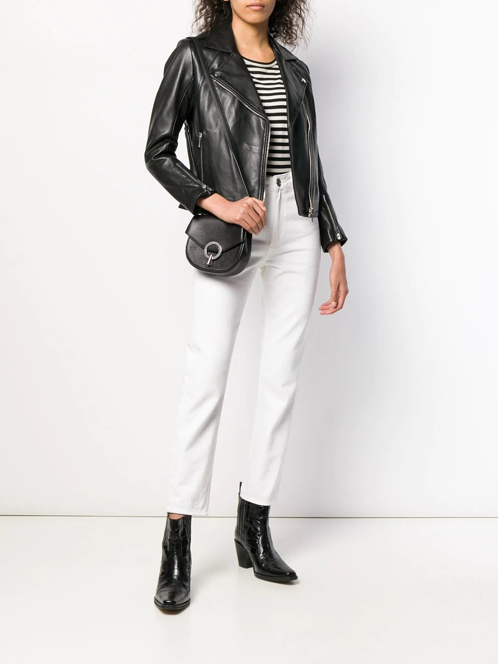 biker-style moto jacket - 2