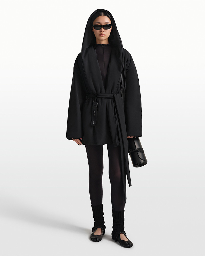 NikeSKIMS Woven Nylon Women's Wrap Coat 4