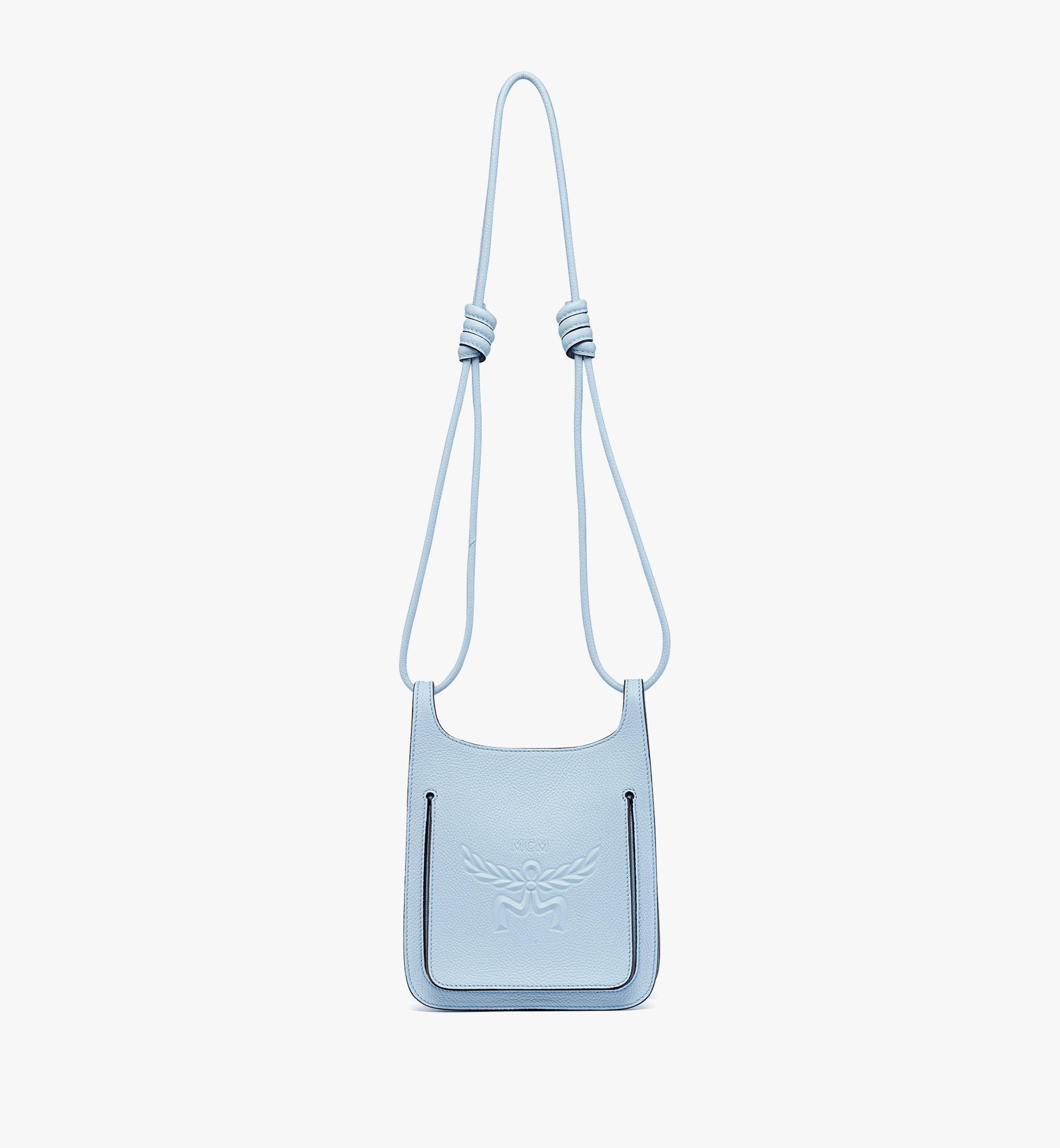 Himmel Hobo in Embossed Logo Leather - 1