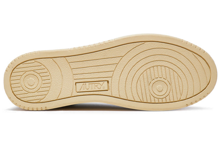AUTRY Medalist Low Leather and Suede 'White Beige Blue' AULM-LS49 - 5