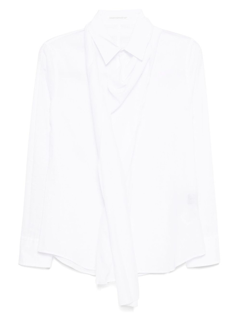 scarf-detail shirt 1
