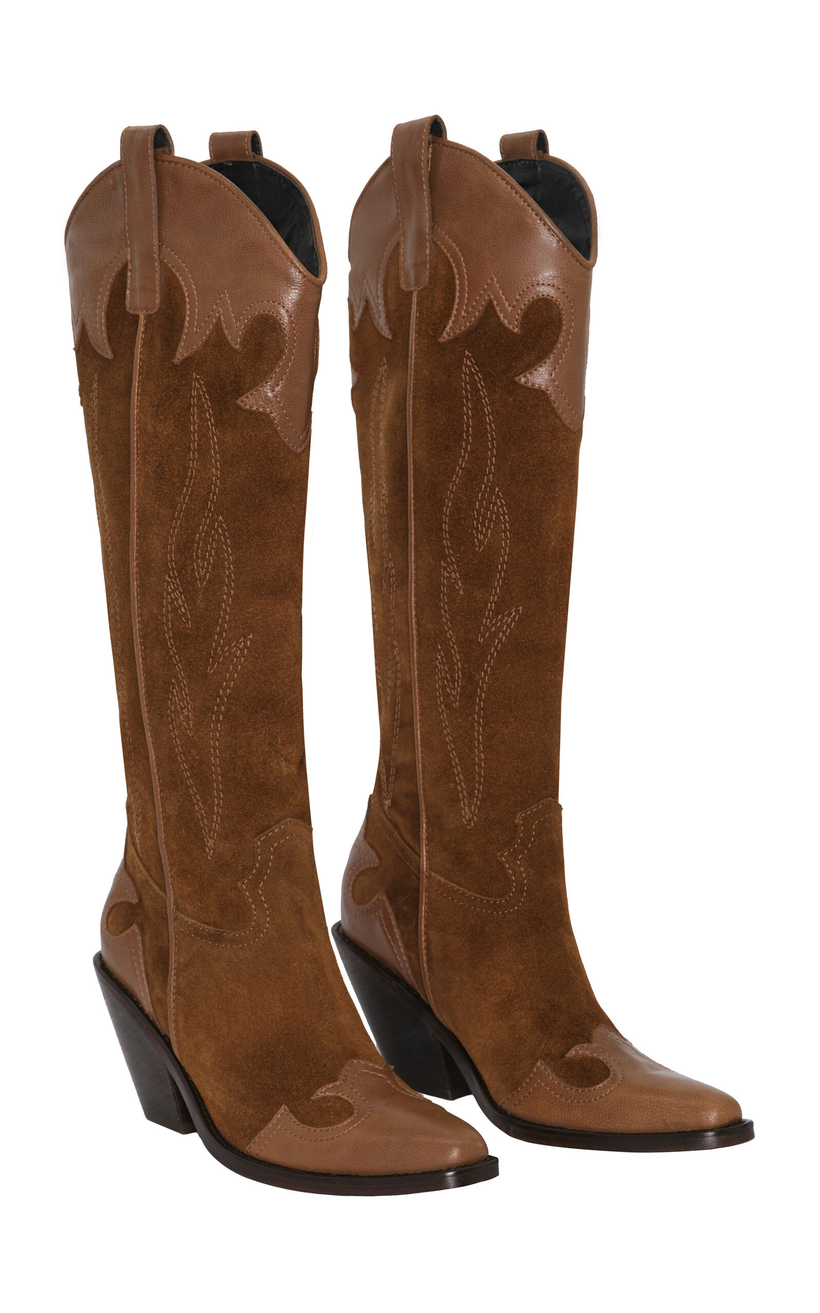 Western Legacy Suede Leather Boots brown - 3