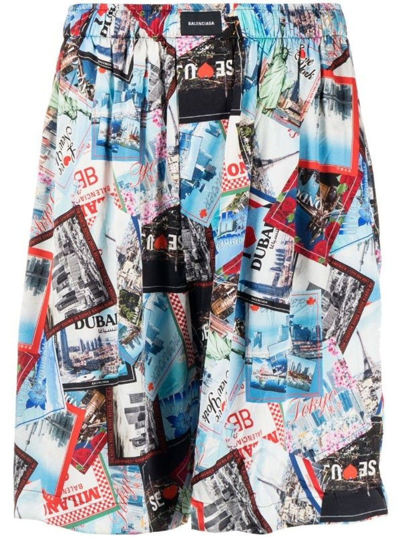 BALENCIAGA Pyjama Shorts Multicolor 1