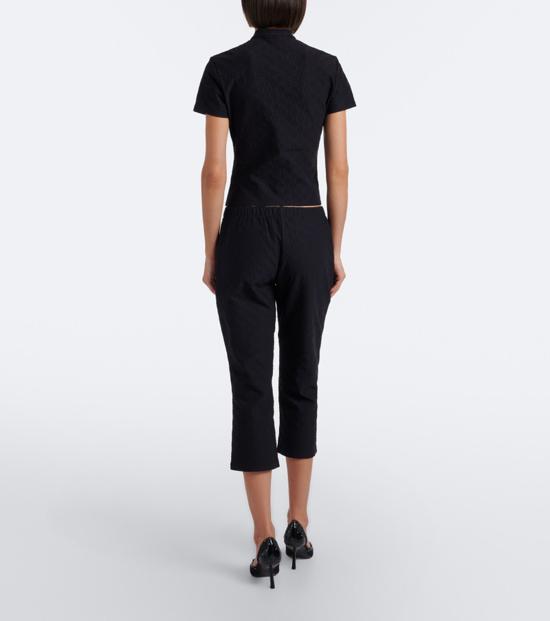 GG jacquard jersey capris 5