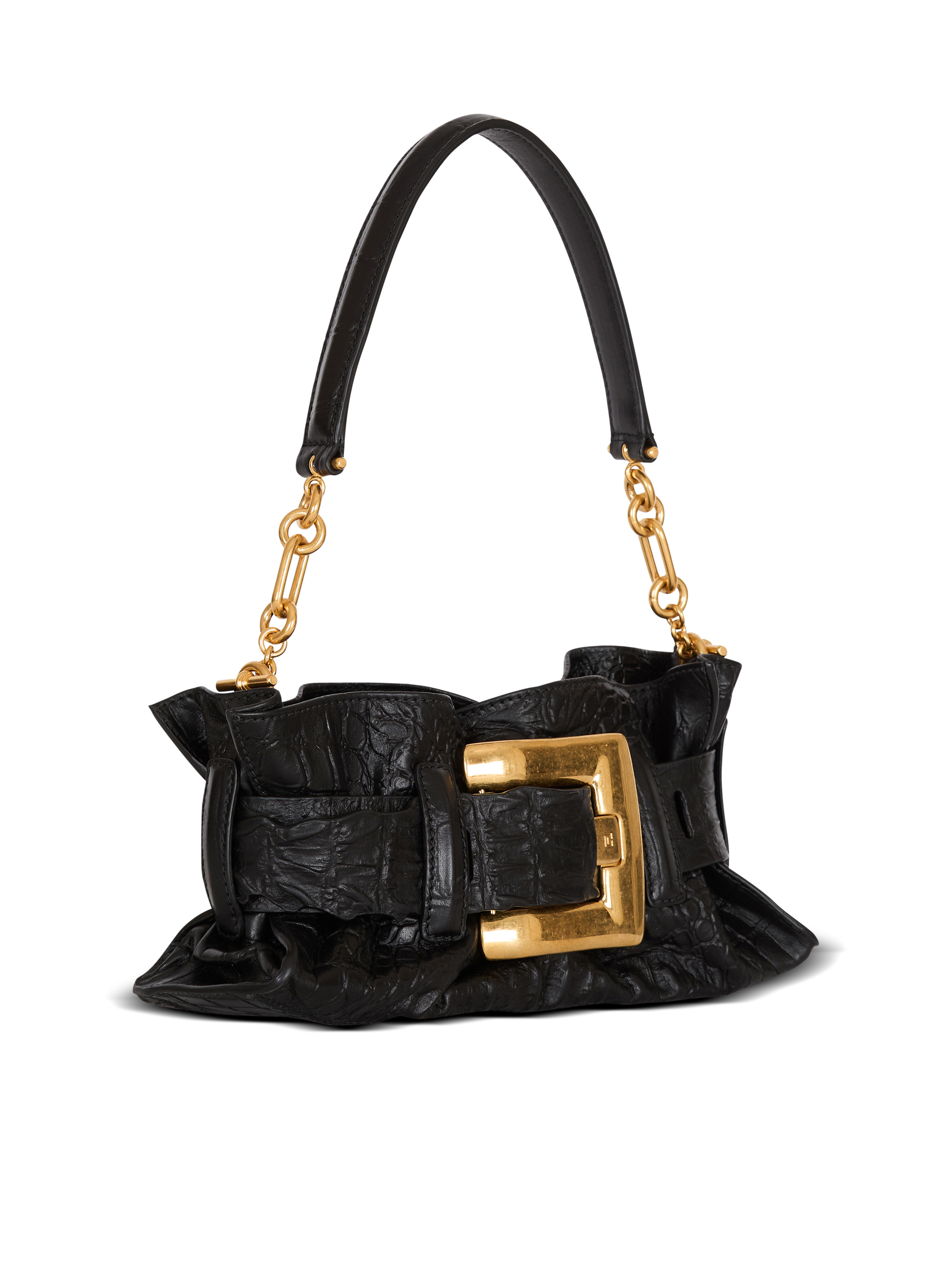 Mini Anthem bag in embossed crocodile-print calfskin - 3