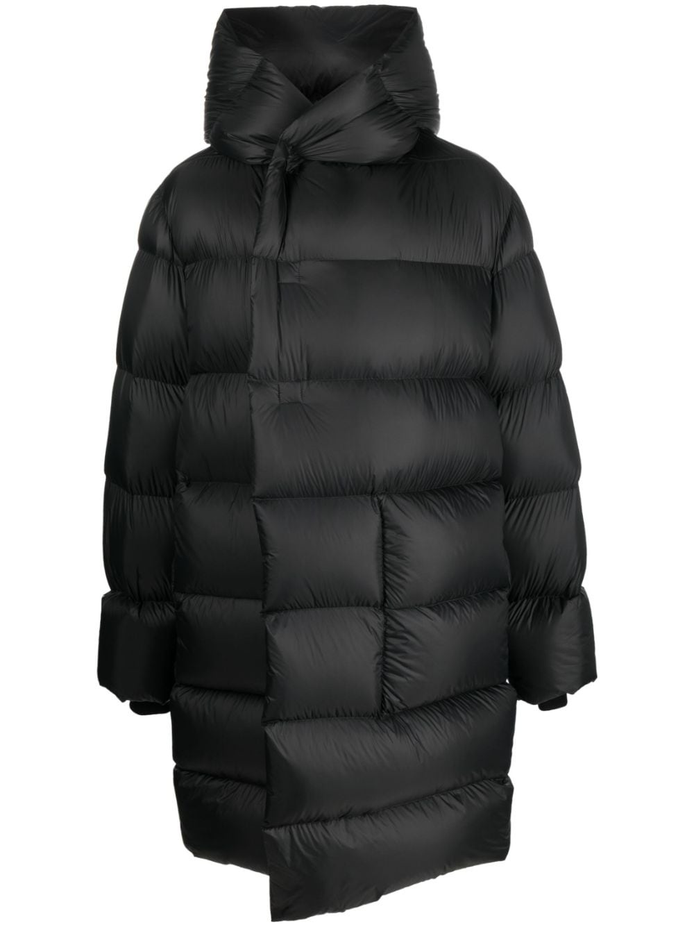 oversized hooded padded coat - 1