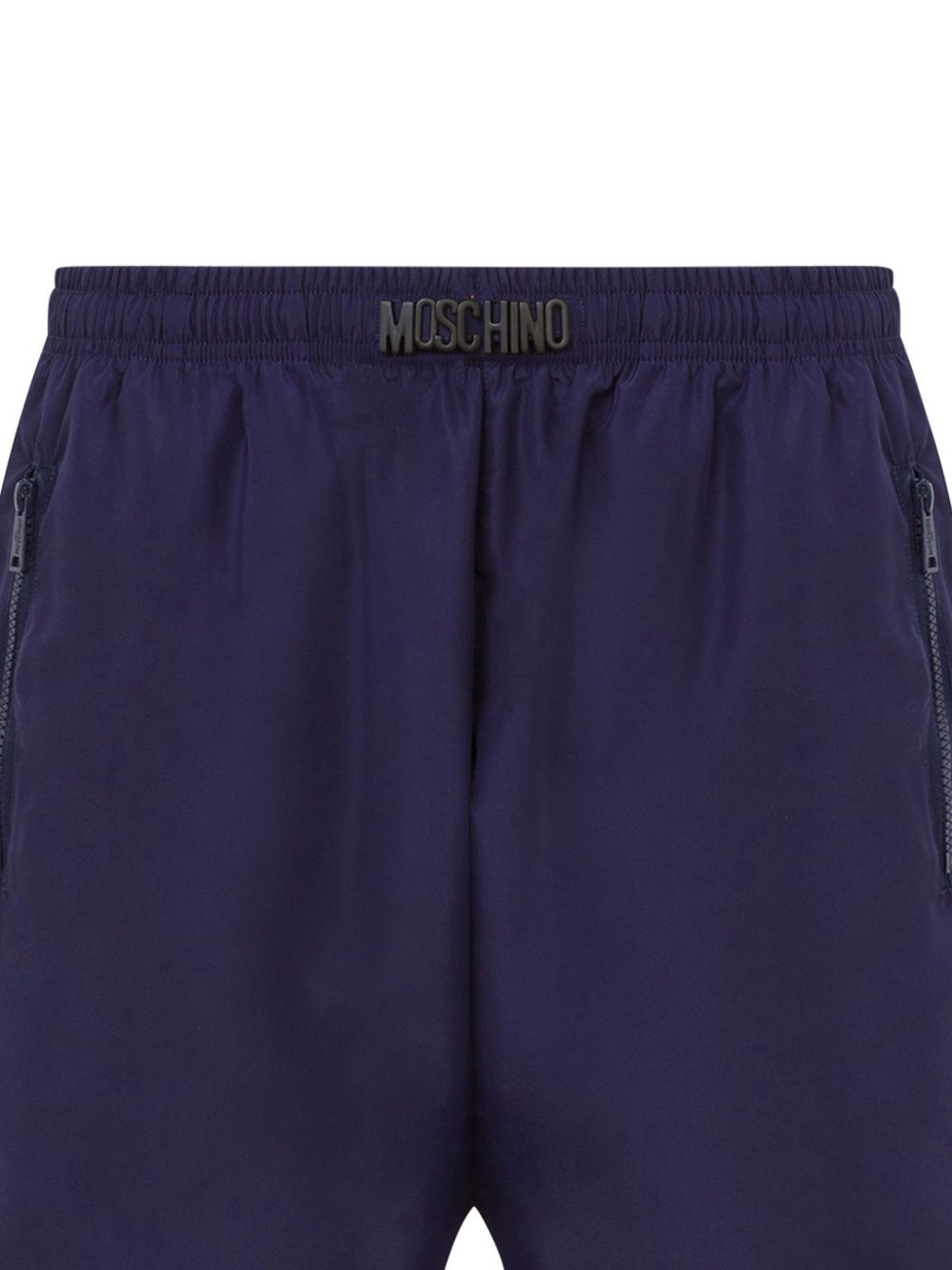 logo-patch swim shorts - 2