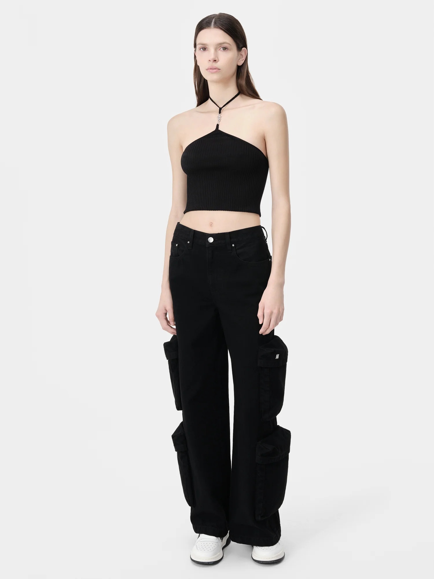 WOMEN'S AMIRI STACKED HALTER TOP - 2