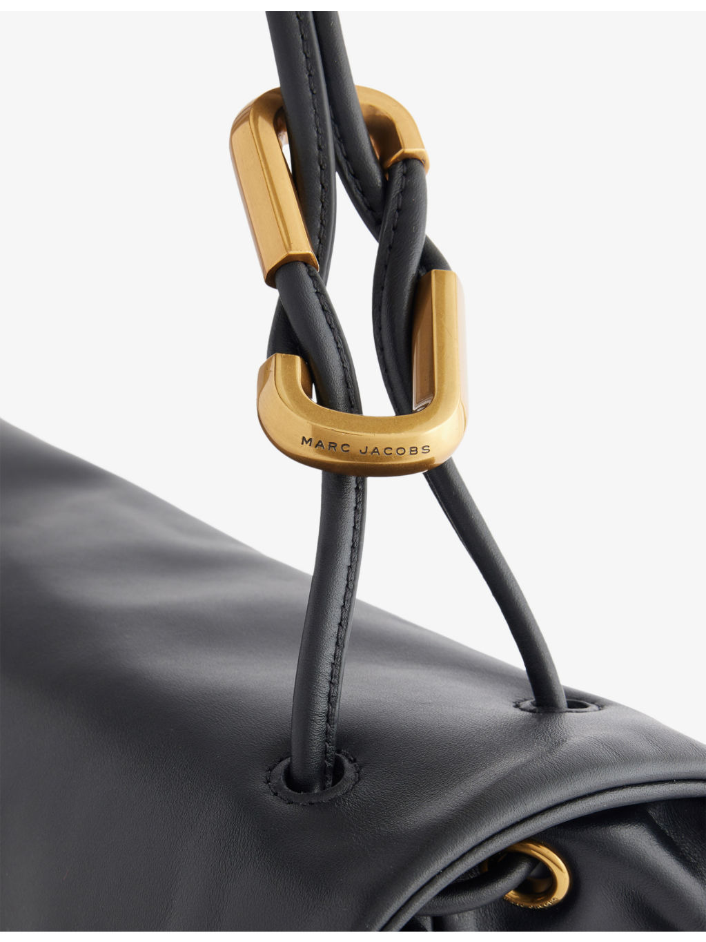 Large Dual-Strap Leather Shoulder Bag - 4