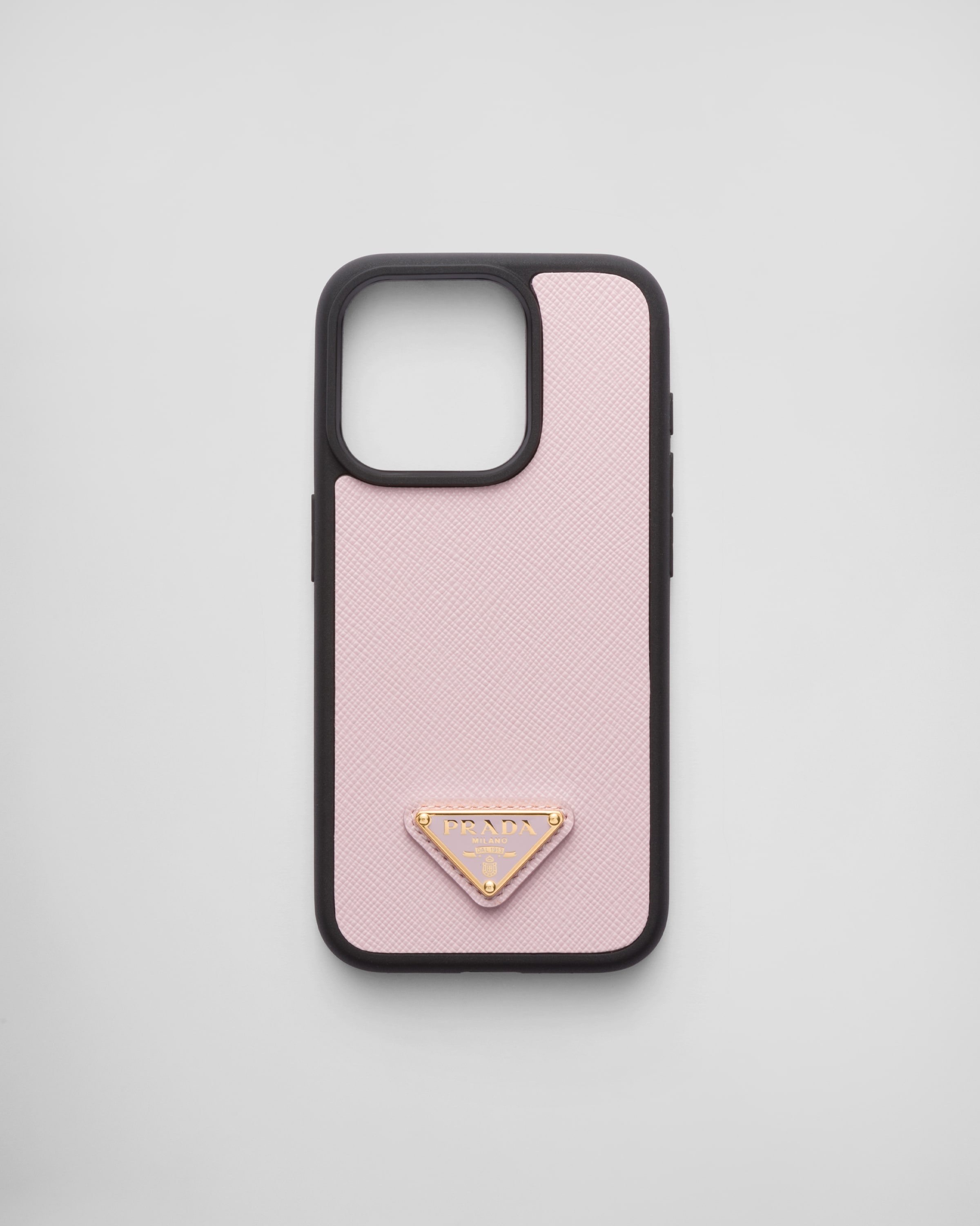 Saffiano leather cover for iPhone 15 Pro - 1