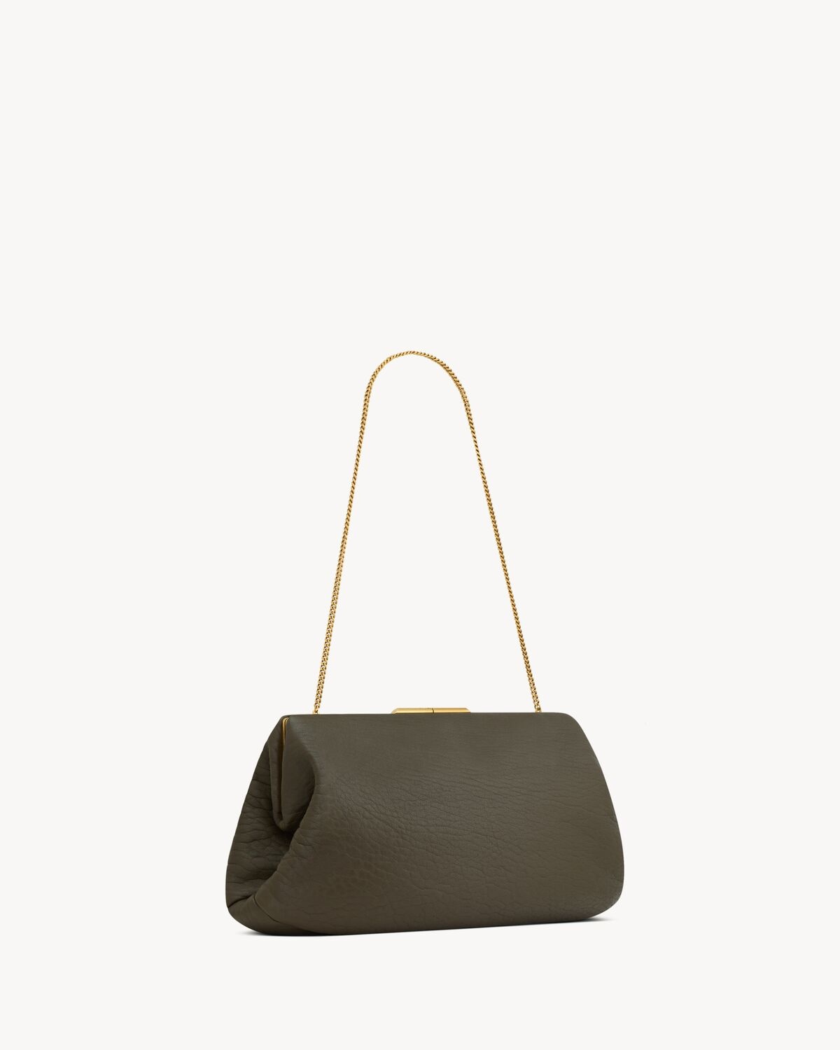 SAINT LAURENT CLUTCH LARGE IN LAMBSKIN - 4