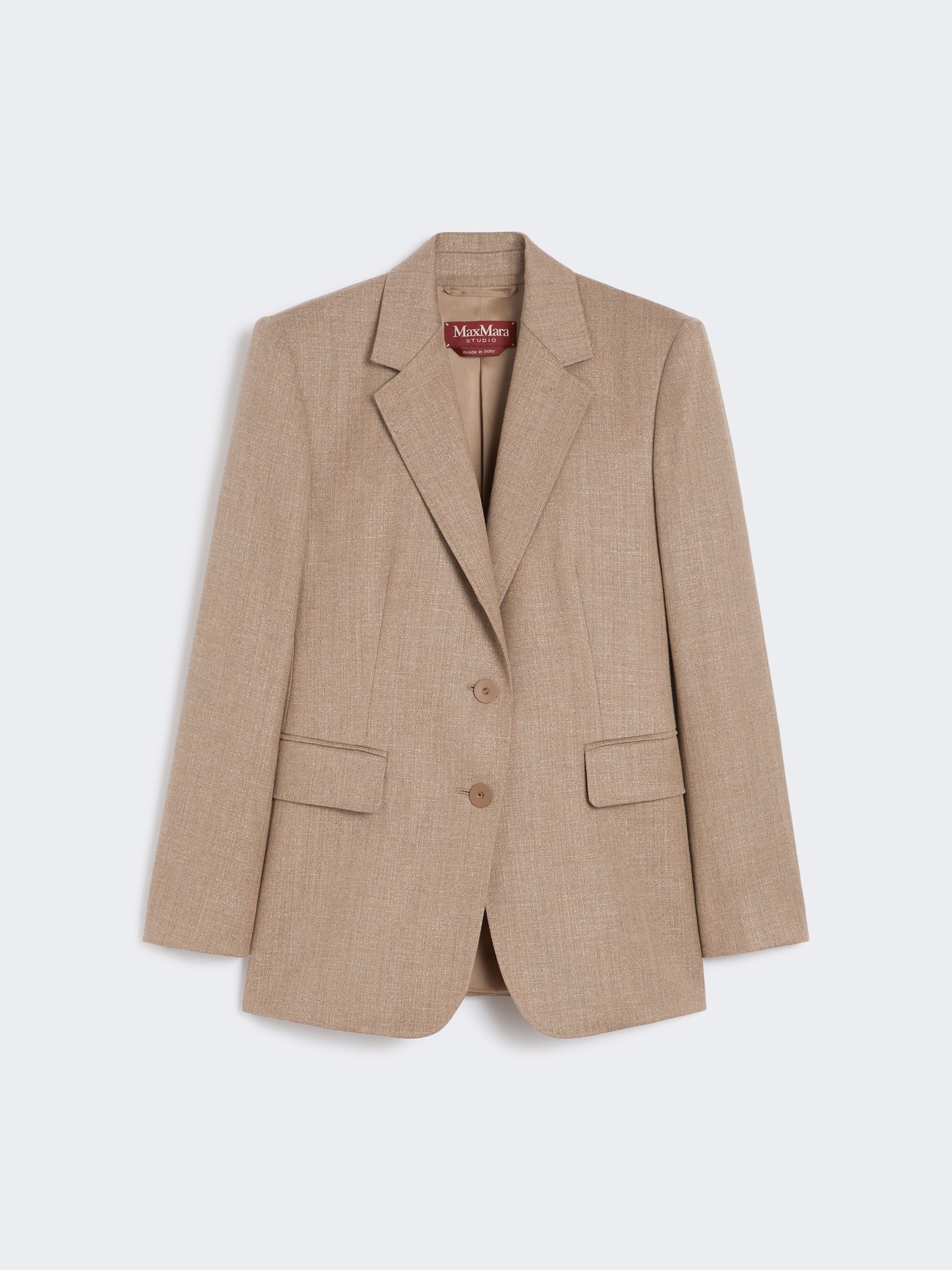 HODEIDA Wool-blend twill blazer - 1