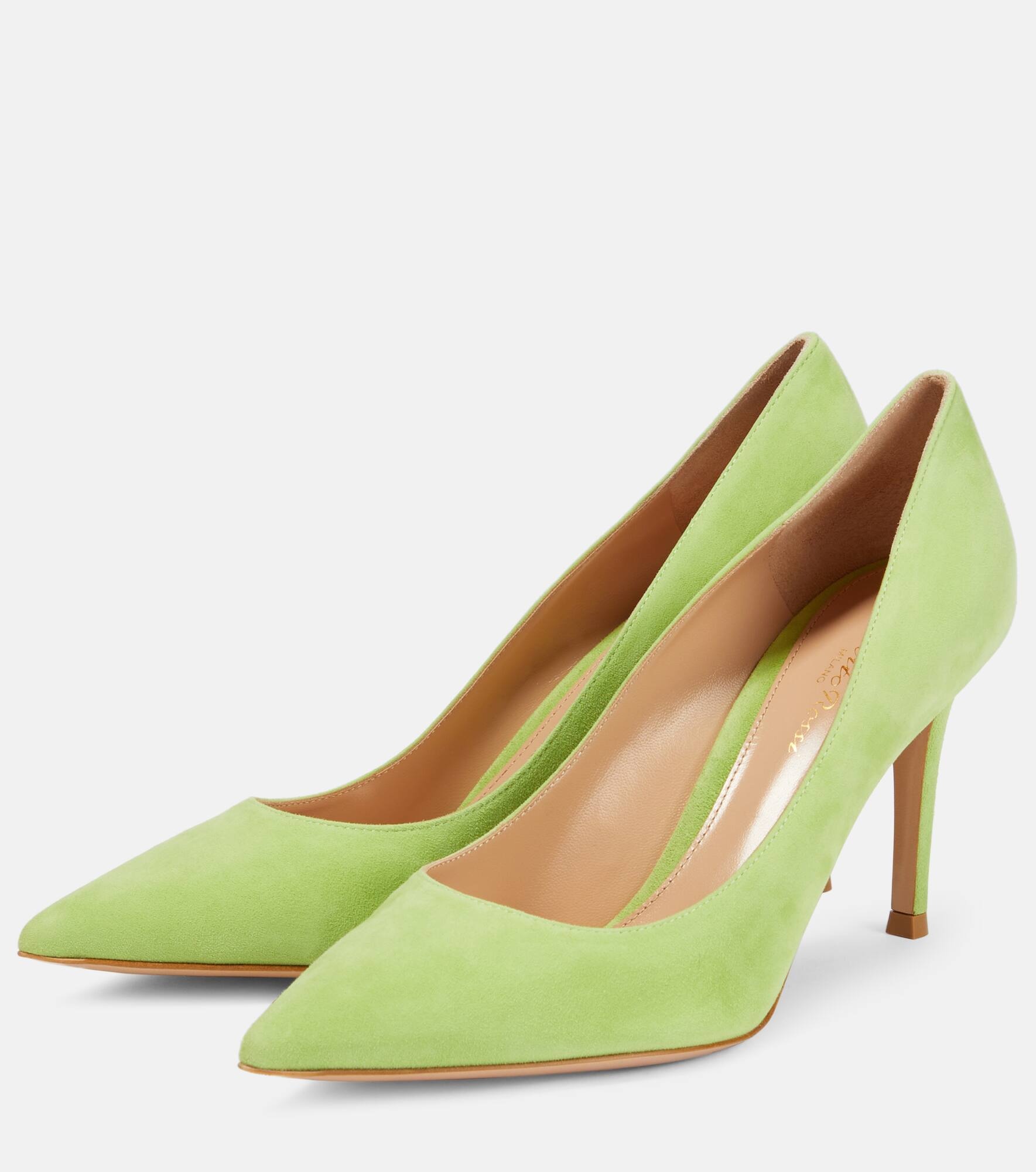 Gianvito 85 suede pumps - 5