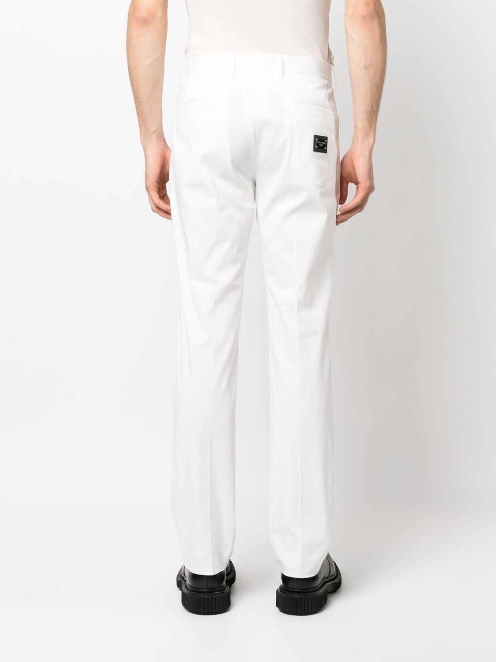 DG Essentials stretch-cotton trousers - 4