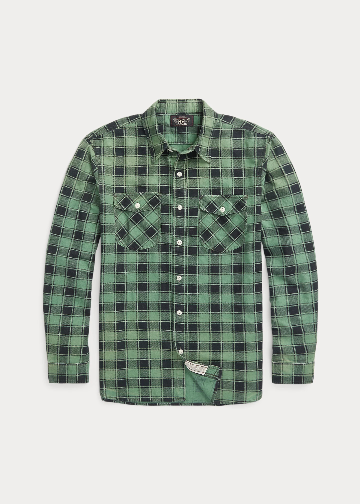 Plaid-Print Chamois Workshirt - 1