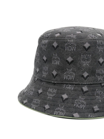 MCM monogram-embroidered bucket hat outlook