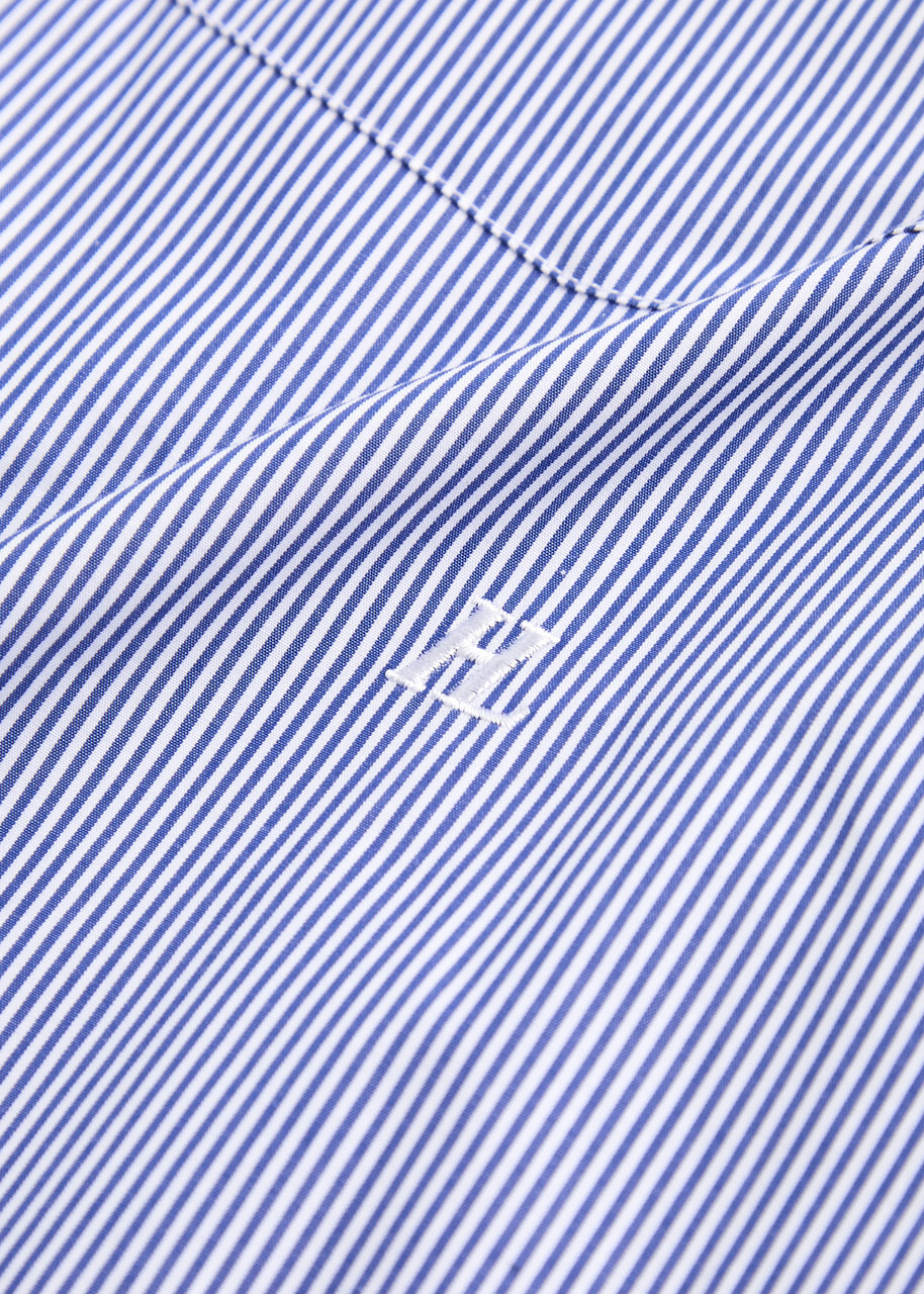 Striped cotton-poplin shirt - 5