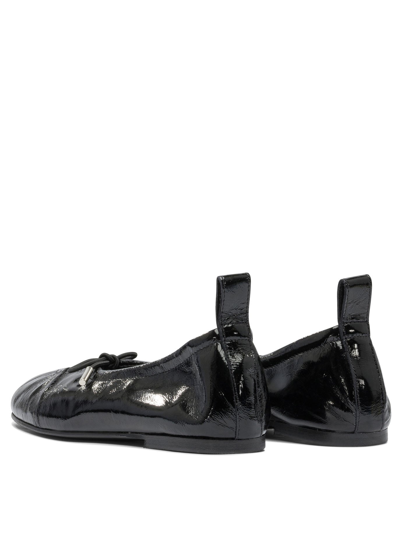 Alohas - Alohas Rosalind Onix Black Leather Ballet Flats - 4