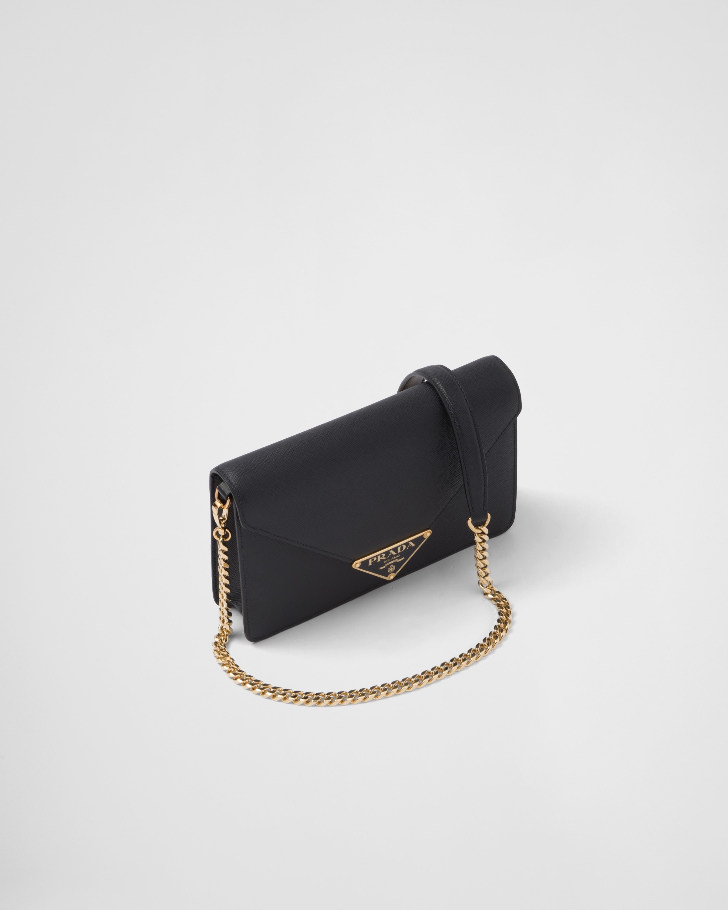Saffiano leather shoulder bag - 3