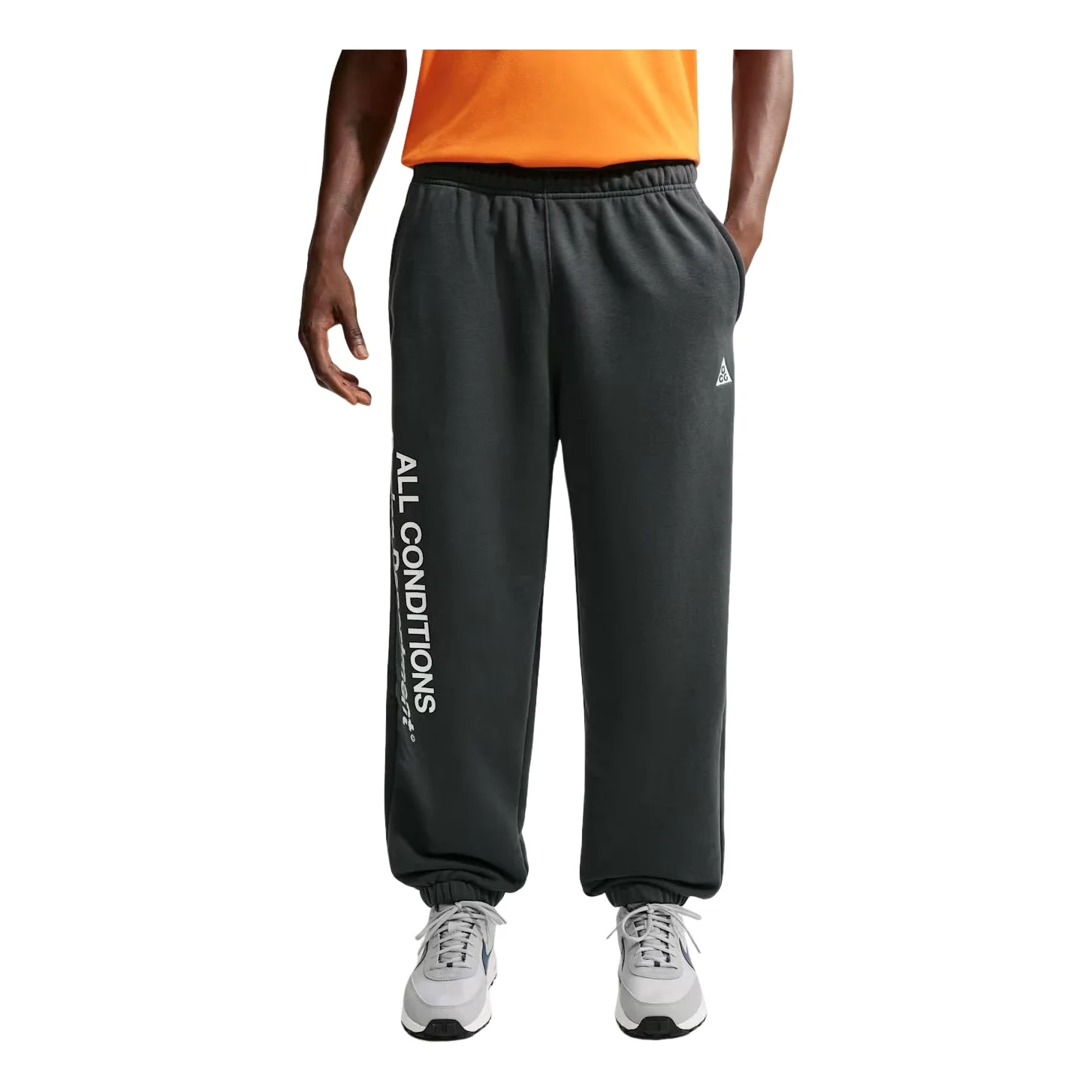 Nike x ACG Tuff Fleece Dri-FIT Pants 'Dark Smoke Grey White' IU8172-070 - 1