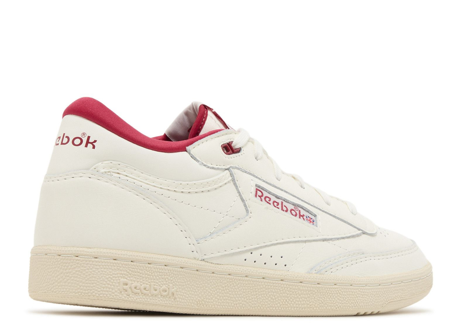 CLUB C MID 2 VINTAGE 'CHALK FLASH RED' - 3