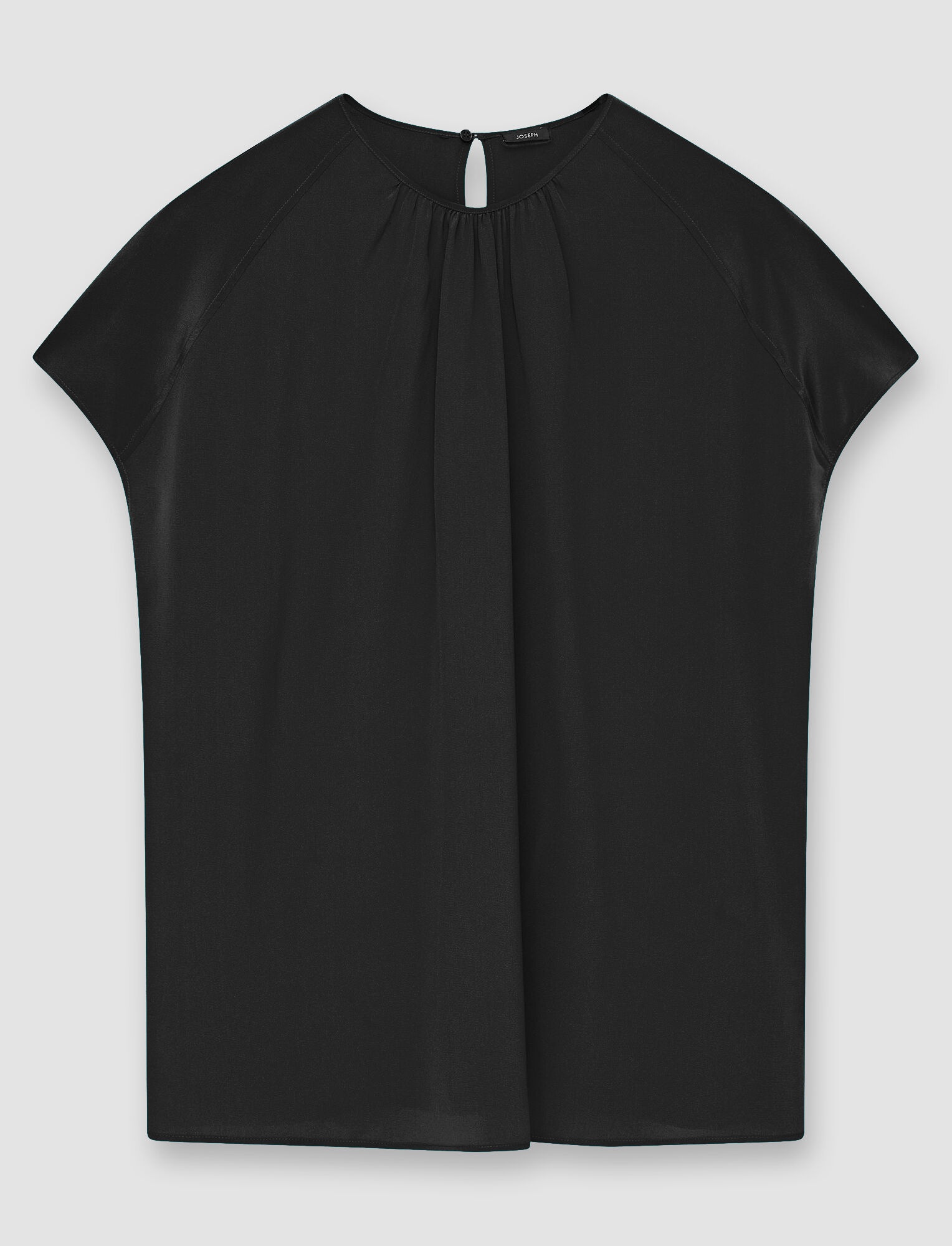 Silk Crepe de Soie Broca Blouse - 1